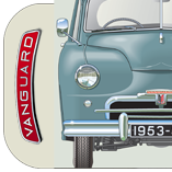 Standard Vanguard Phase 1a 1953-55 (blue) Coaster 7